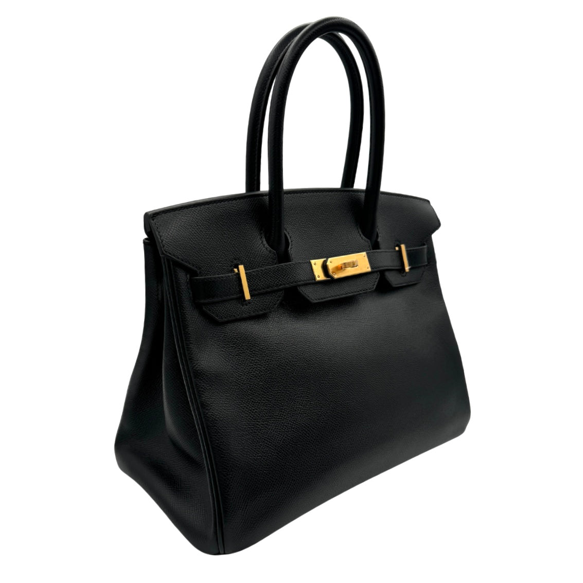 HERMES 爱马仕 Birkin 30 Birkin 30 袋子手提袋Epson黑色黑金硬件Vaugh Epson