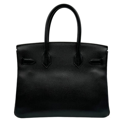 HERMES 爱马仕 Birkin 30 Birkin 30 袋子手提袋Epson黑色黑金硬件Vaugh Epson
