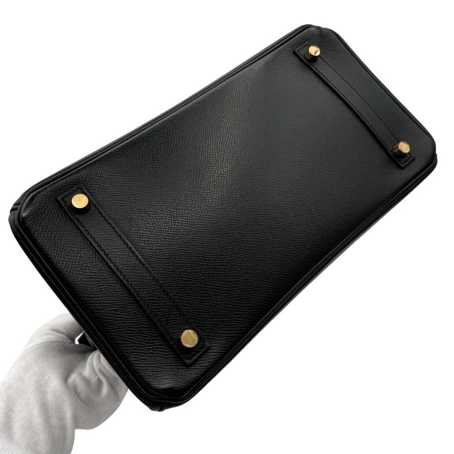 HERMES 爱马仕 Birkin 30 Birkin 30 袋子手提袋Epson黑色黑金硬件Vaugh Epson