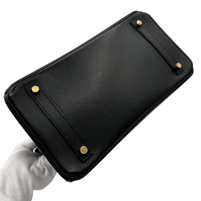HERMES 爱马仕 Birkin 30 Birkin 30 袋子手提袋Epson黑色黑金硬件Vaugh Epson