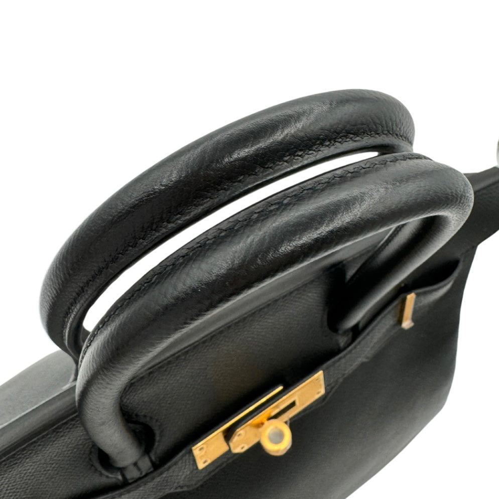 HERMES 爱马仕 Birkin 30 Birkin 30 袋子手提袋Epson黑色黑金硬件Vaugh Epson