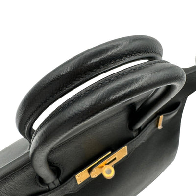 HERMES 爱马仕 Birkin 30 Birkin 30 袋子手提袋Epson黑色黑金硬件Vaugh Epson