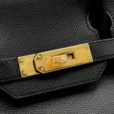 HERMES 爱马仕 Birkin 30 Birkin 30 袋子手提袋Epson黑色黑金硬件Vaugh Epson