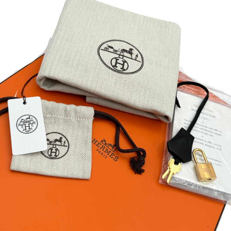 HERMES 爱马仕 Birkin 30 Birkin 30 袋子手提袋Epson黑色黑金硬件Vaugh Epson