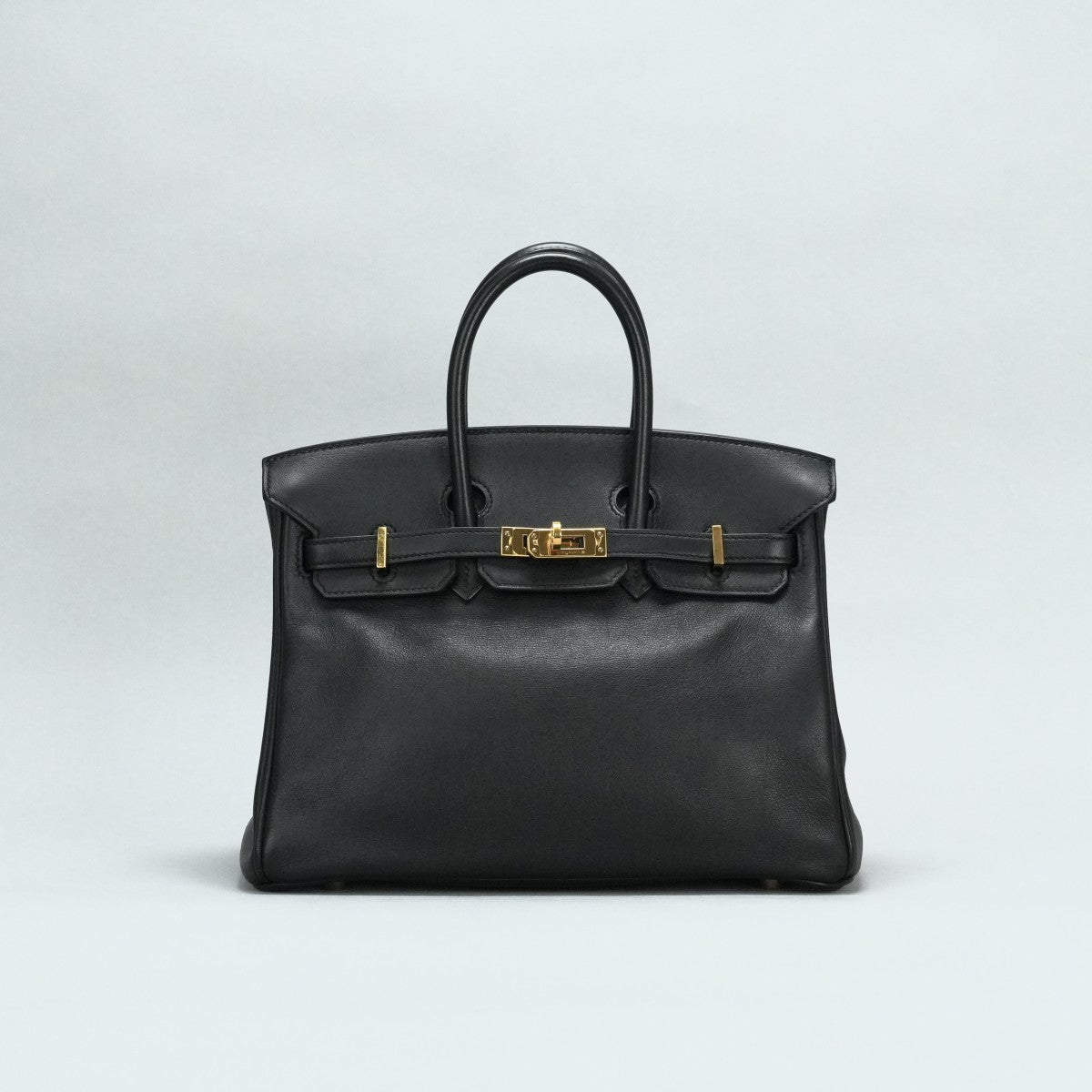HERMES HERMES Birkin 25 Birkin 25 Bag, Tote Bag, Swift, Noir, Black, Gold Fittings