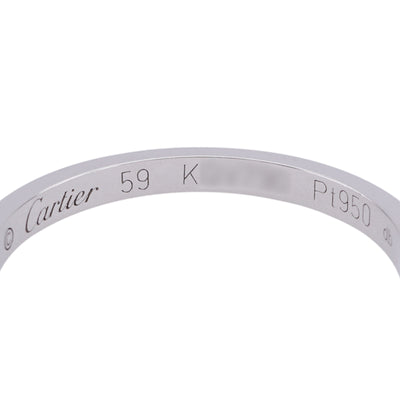 CARTIER Cartier Ballerina Wedding Ring BALLERINE WEDDING BAND Ring Pt950 Silver Wedding Ring Marriage Ring Platinum