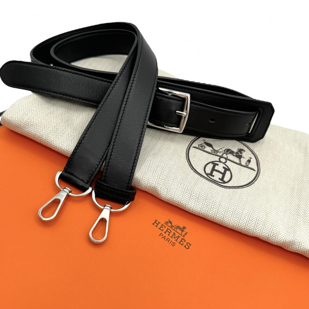 エルメス HERMES ジプシエール28 ジプシエール 28 バッグ トートバッグ ショルダーバッグ スイフト ノワール ブラック 黒 シルバー金具