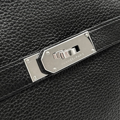 HERMES HERMES Jypsiere 34 Jypsiere 34 Bag Shoulder Bag Torillon Clemence Noir Black Silver Hardware