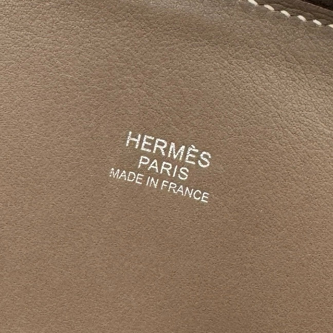 HERMES HERMES Bolide 31 Bolide 31 Bag, Tote Bag, Shoulder Bag, Torillon Clemence, Etoup, Grey, Silver Fittings