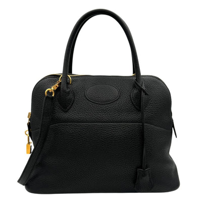 HERMES HERMES Bolide 31 Bolide 31 Bag, Tote Bag, Shoulder Bag, Toryon Clemence, Noir, Black, Gold Fittings