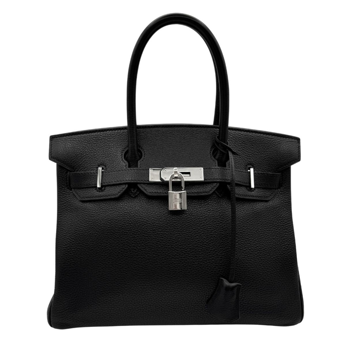 HERMES 헤르메스 Birkin 30 Birkin 30 토트 백 토고 누아 블랙 실버 하드웨어