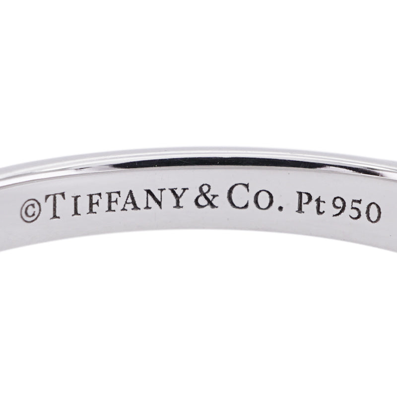 Tiffany & Co. Tiffany＆Co。订婚戒指铂金纸牌 Tiffany & Co. 设置环PT950银钻石戒指订婚戒指