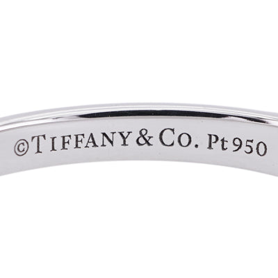 Tiffany & Co. Tiffany＆Co。订婚戒指铂金纸牌 Tiffany & Co. 设置环PT950银钻石戒指订婚戒指
