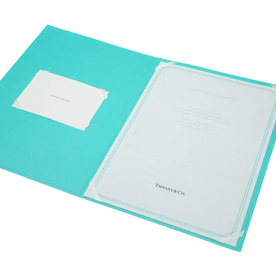 Tiffany & Co. Tiffany＆Co。订婚戒指铂金纸牌 Tiffany & Co. 设置环PT950银钻石戒指订婚戒指