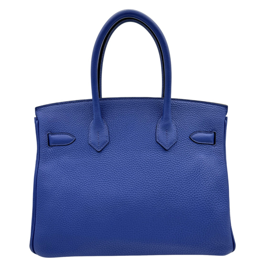 HERMES 헤르메스 Birkin 30 Birkin 30 토트 백 토고 블루 전기 블루 블루 실버 실버 메탈 피팅