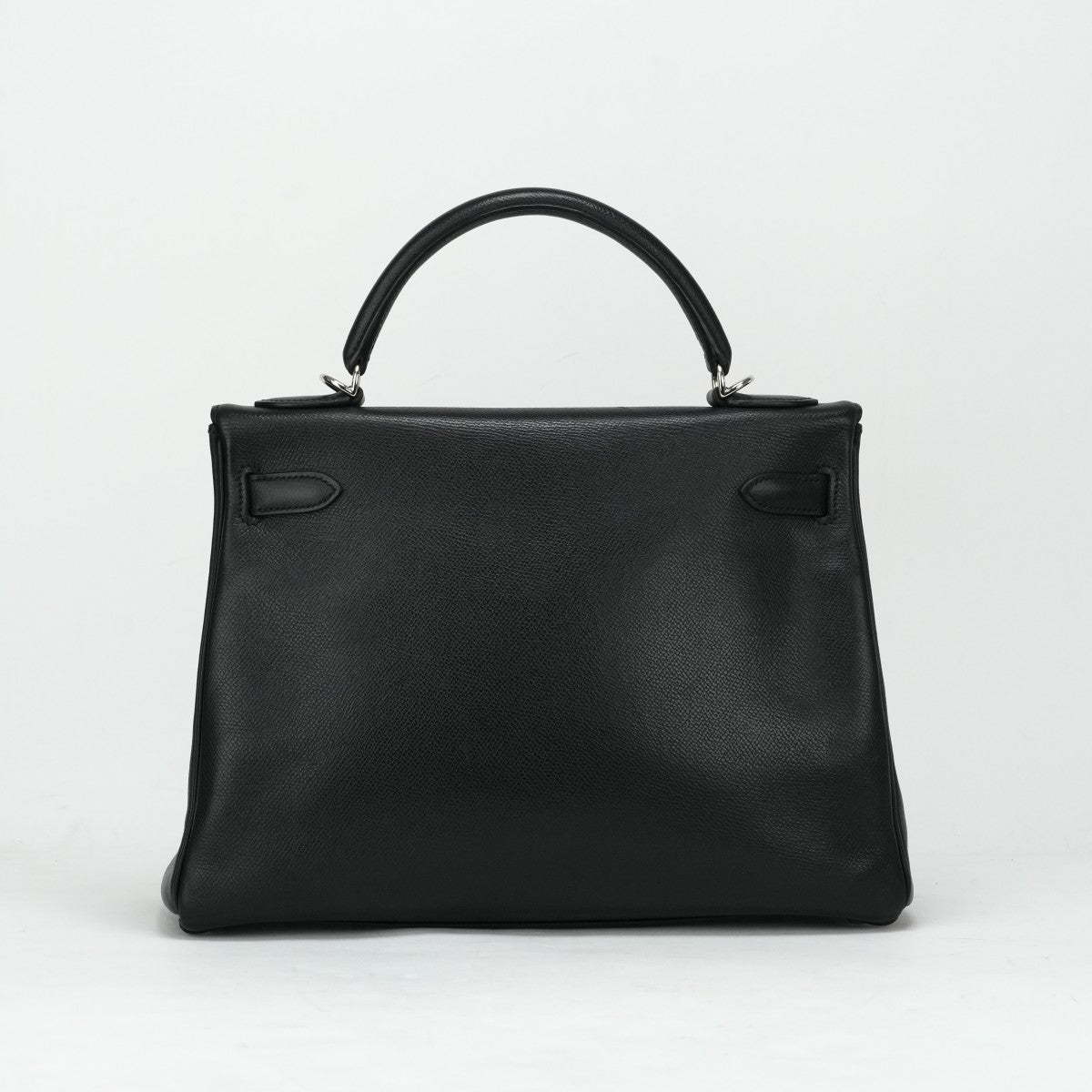 HERMES HERMES Kelly 32 Kelly 32 Bag, Tote Bag, Shoulder Bag, Epson Noir, Black, Black, Silver Fittings, Vaugh Epson