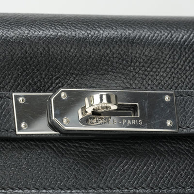 HERMES HERMES Kelly 32 Kelly 32 Bag, Tote Bag, Shoulder Bag, Epson Noir, Black, Black, Silver Fittings, Vaugh Epson