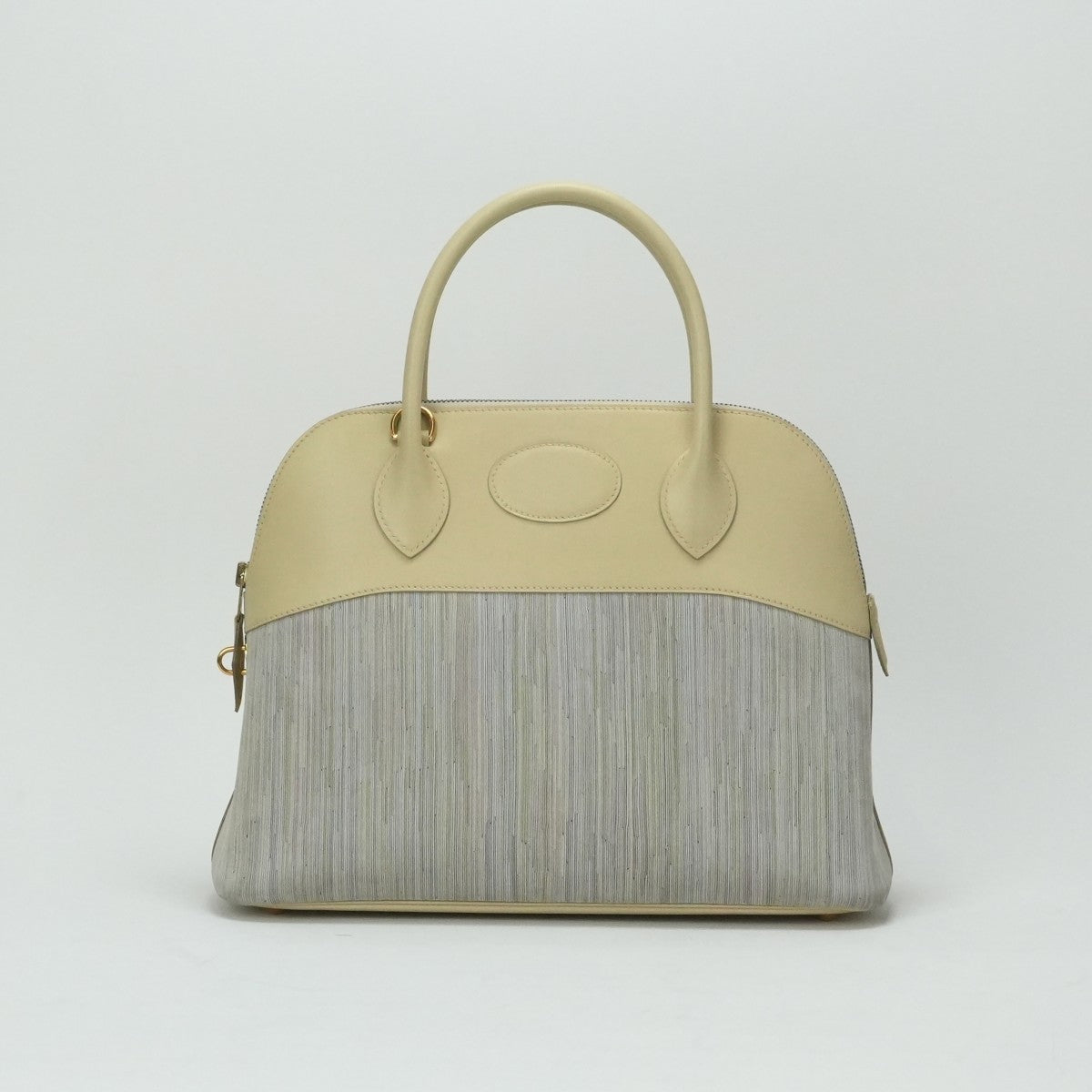 HERMES 헤르메스 Bolide 31 Bolide 31 가방, 토트 백, 숄더백, 신속한, 비브라토, 노란색, 베이지, 금 금속기구