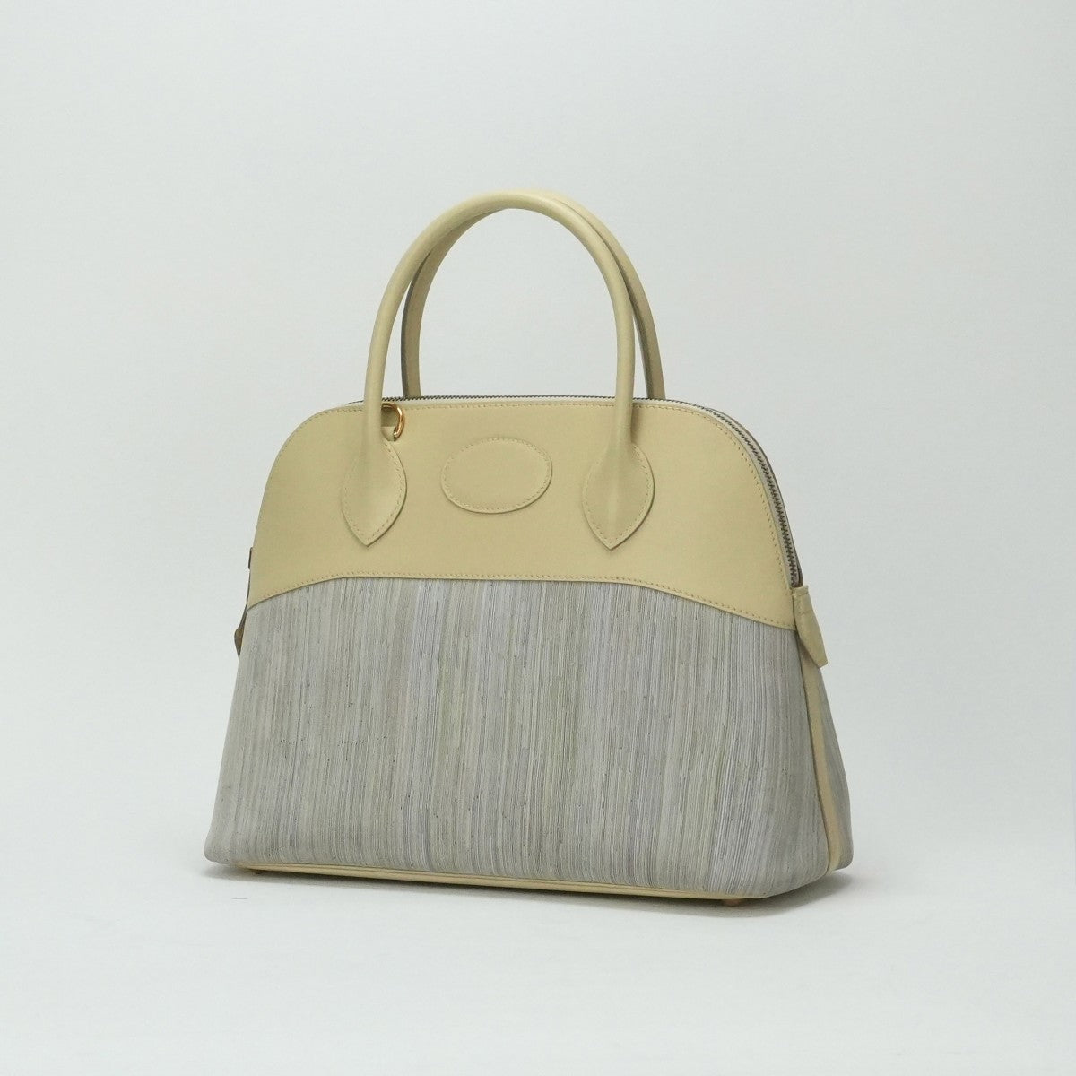 HERMES 헤르메스 Bolide 31 Bolide 31 가방, 토트 백, 숄더백, 신속한, 비브라토, 노란색, 베이지, 금 금속기구