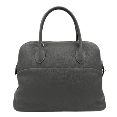 HERMES HERMES Bolide 35 Bolide 35 Bag, Tote bag, Shoulder bag, Torillon Clemence GRAFFFit Grey Silver Metal Fittings