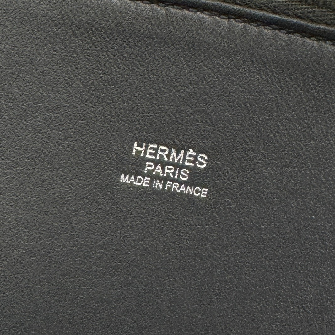 HERMES 爱马仕 Bolide 35 Bolide 35 包，手提袋，肩膀袋，Torillon Clemence GRAFF适合灰色银金属配件