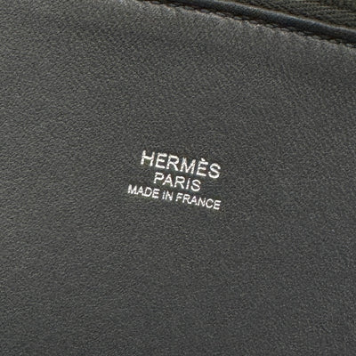 HERMES 爱马仕 Bolide 35 Bolide 35 包，手提袋，肩膀袋，Torillon Clemence GRAFF适合灰色银金属配件