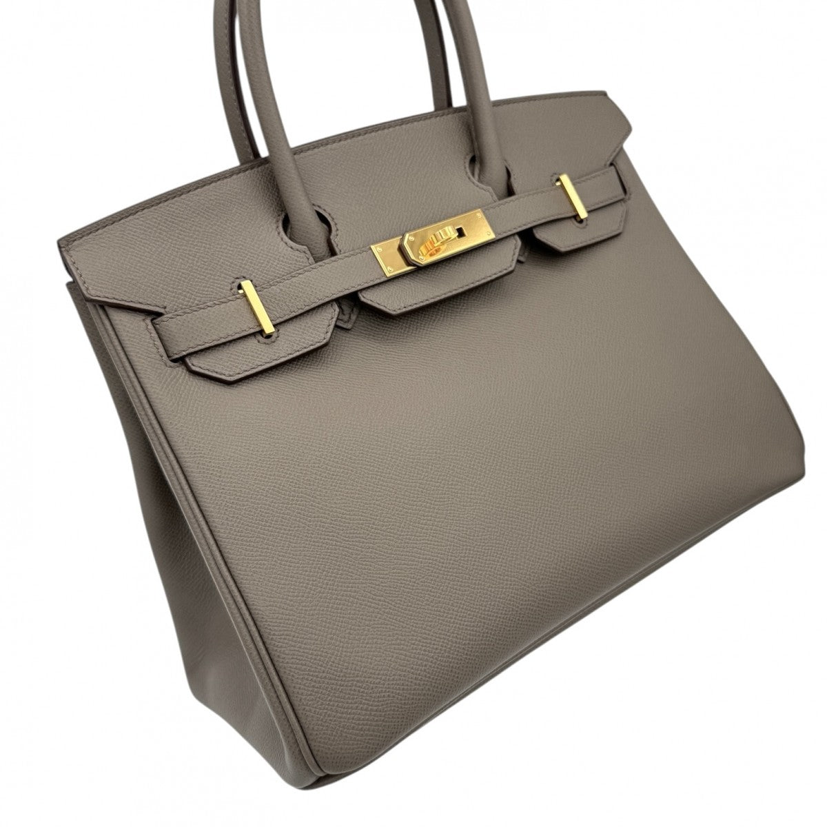 HERMES HERMES Birkin 30 Birkin 30 Bag, Tote Bag, Ethan, Grey, Gold Fittings, Vaugh Epson