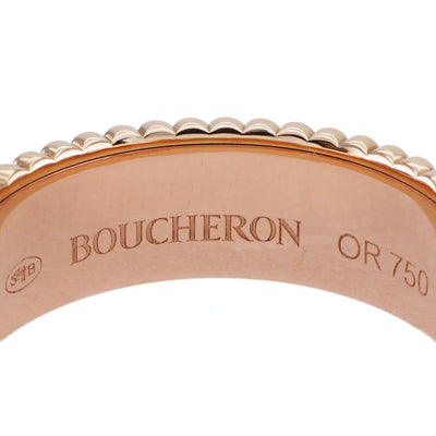 BOUCHERON Boucheron Quatre Classic Ring Small Quatre ring 棕色Quatre Classic Ring 750黄金粉红色的金色白色黄金棕色黄金黄金白色金色粉红色金色棕色PVD