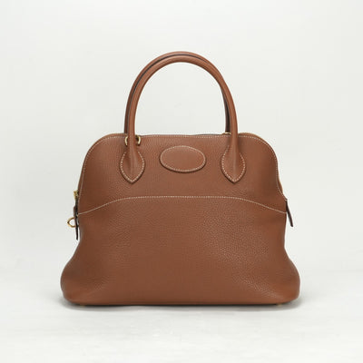 HERMES HERMES Bolide 31 Bolide 31 Bag, Tote Bag, Shoulder Bag, Toryon Clemence, Gold, Brown, Gold Fittings