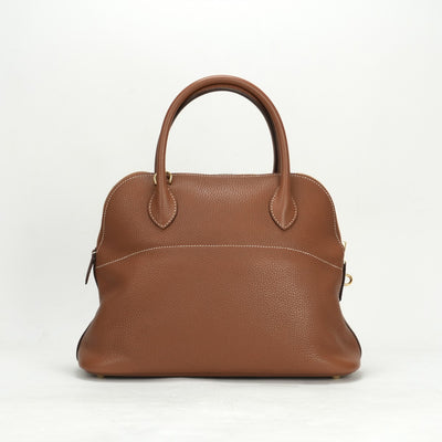 HERMES HERMES Bolide 31 Bolide 31 Bag, Tote Bag, Shoulder Bag, Toryon Clemence, Gold, Brown, Gold Fittings