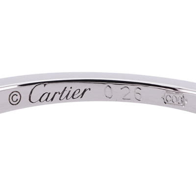 カルティエ Cartier バレリーナ　ソリテール Ballerine Solitaire リング 指輪 Pt950 シルバー ダイヤリング　婚約指輪　エンゲージリング　プラチナ