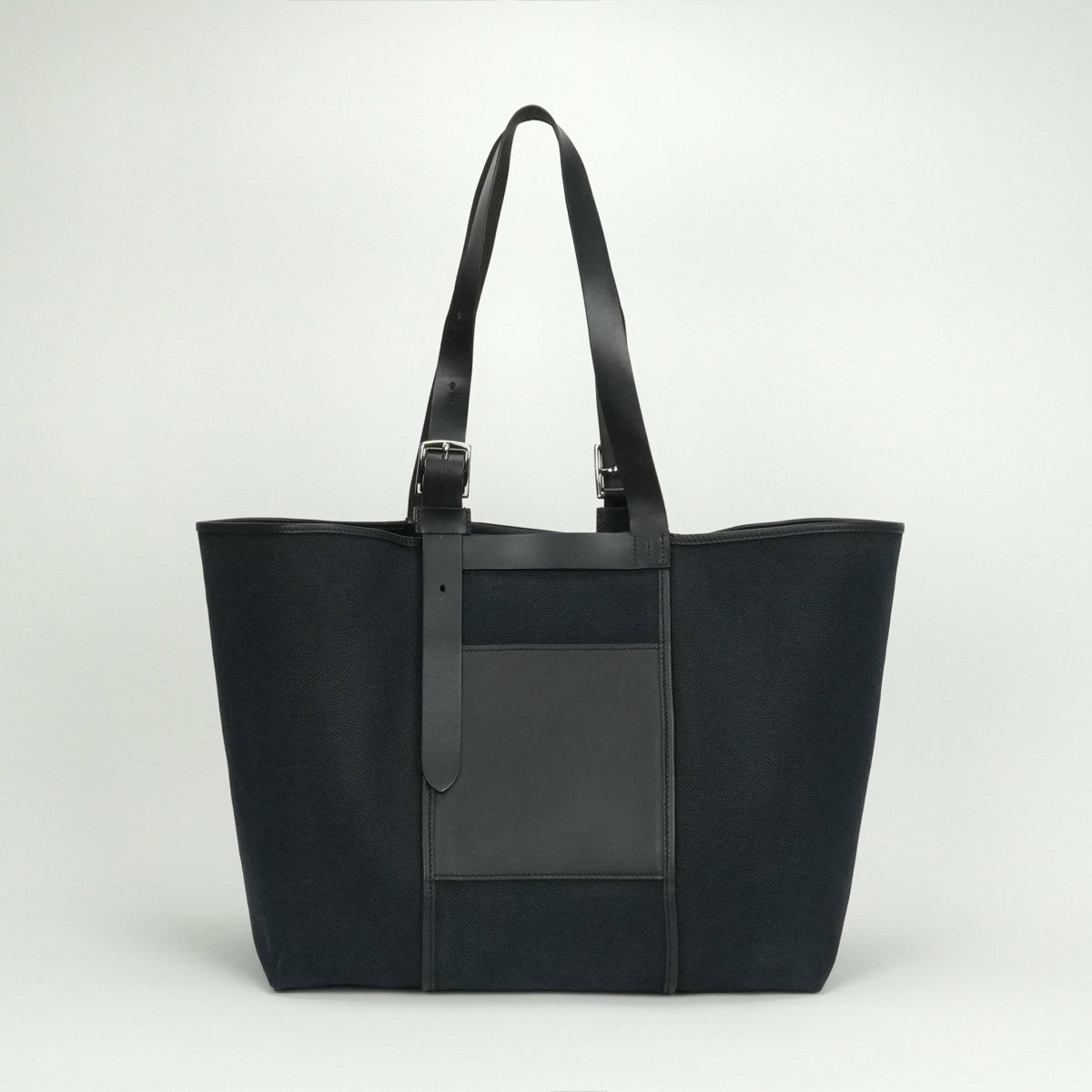 エルメス HERMES エトリヴィエールポケット35 エトリヴィエールポケット 35 バッグ トートバッグ トワルゴエラン スイフト ノワール noir ネイビー ブラック 紺 黒 シルバー金具 ヴォースイフト