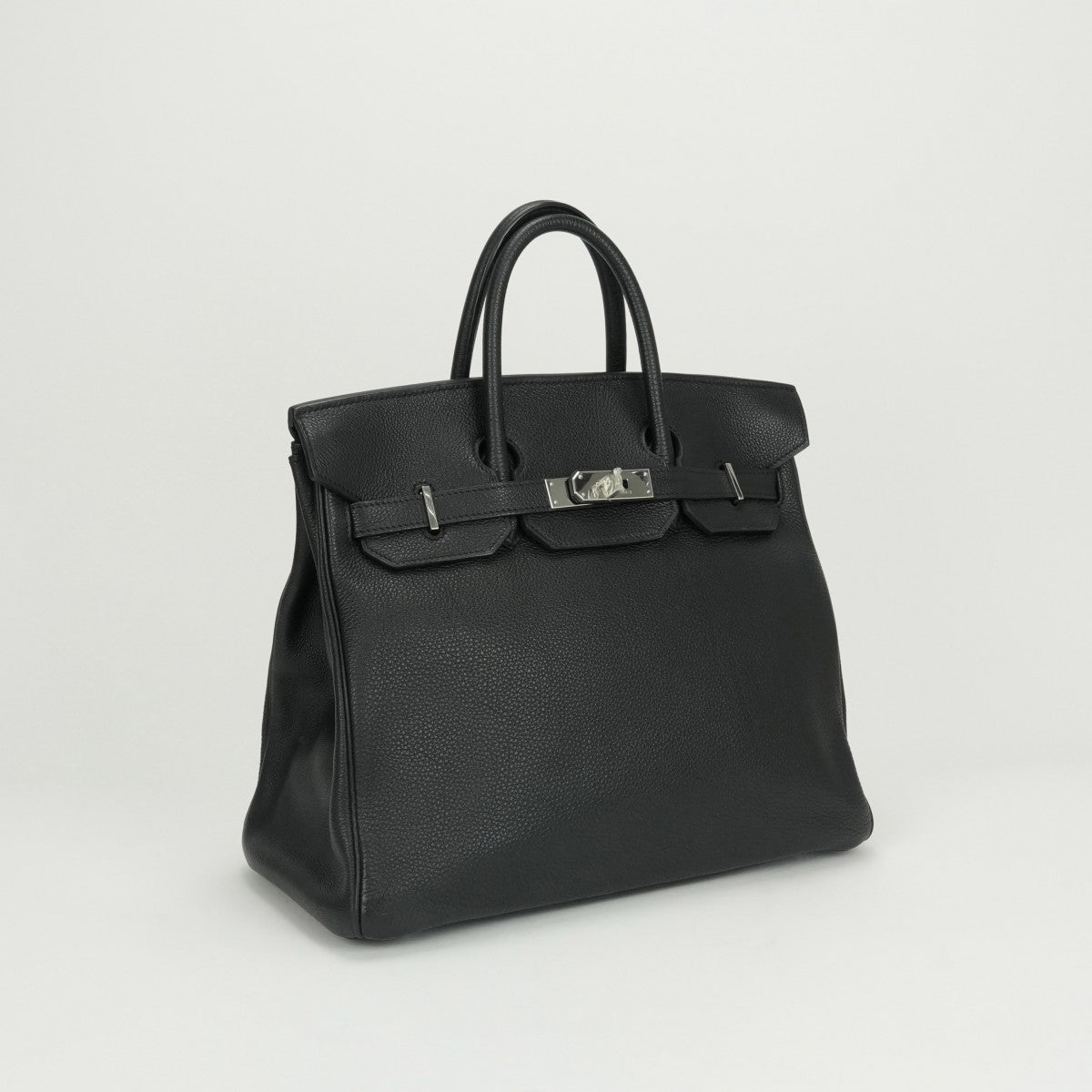 HERMES HERMES Haut a courroies 32 Haut a courroies 32 Tote bag Togo Noir Black Silver hardware