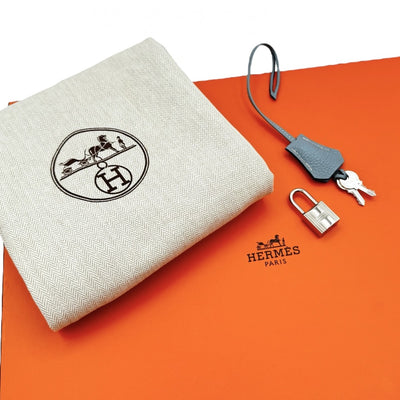 エルメス HERMES バーキン30 バーキン 30 バッグ トートバッグ トゴ ブルーラン ブルー 青 水色 シルバー金具 ブルーリン