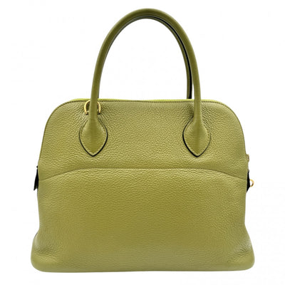 HERMES HERMES Bolide 31 Bolide 31 Bag, Tote bag, Shoulder bag, Torillon Clemence, Anise green, Green, Gold hardware