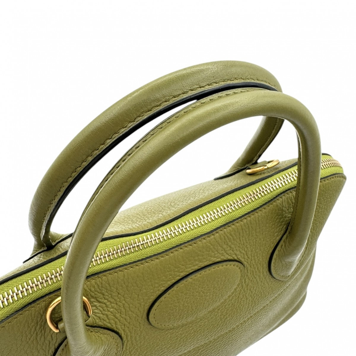 HERMES HERMES Bolide 31 Bolide 31 Bag, Tote bag, Shoulder bag, Torillon Clemence, Anise green, Green, Gold hardware