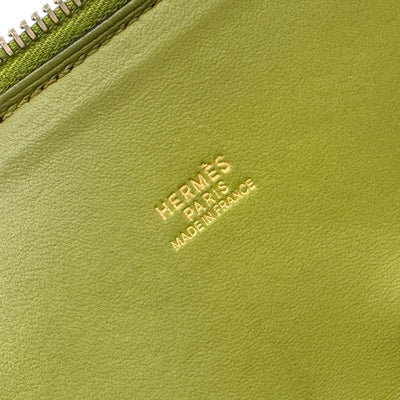 HERMES HERMES Bolide 31 Bolide 31 Bag, Tote bag, Shoulder bag, Torillon Clemence, Anise green, Green, Gold hardware