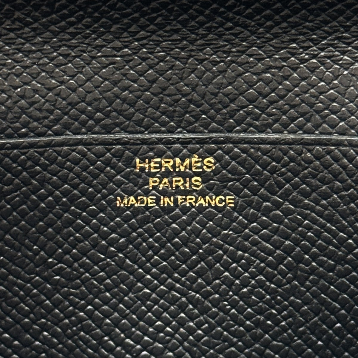 HERMES 爱马仕 B?arn soufflet Bearn soufflet 钱包长钱包爱普生黑色金色硬件沃恩·爱普生