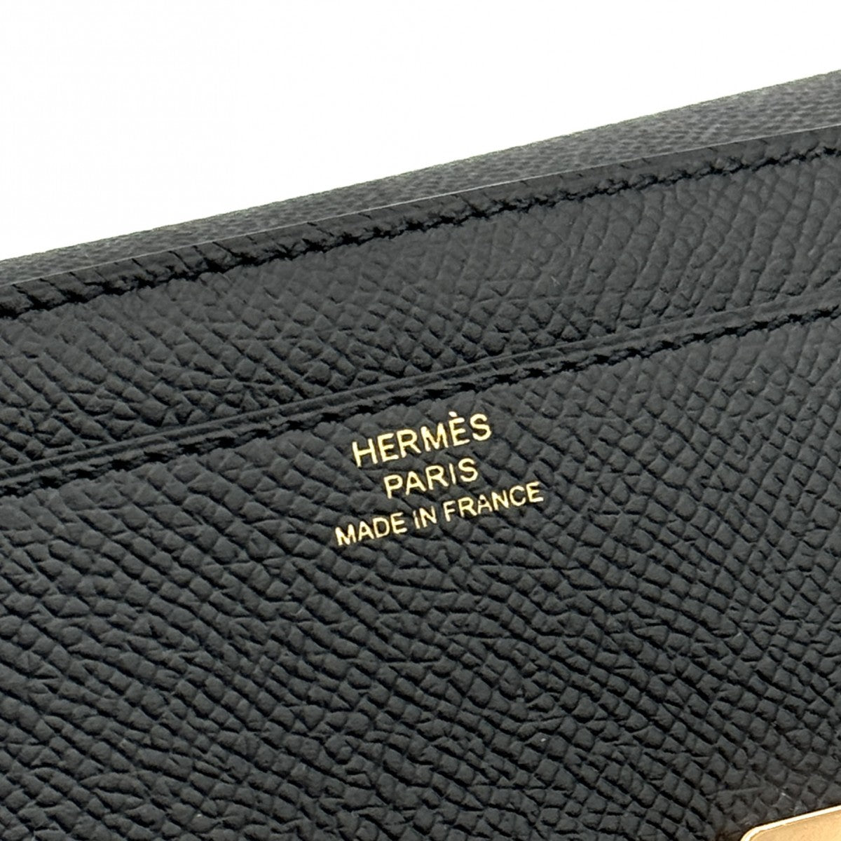 HERMES HERMES Constance long to go Constance long to go Wallet Long Wallet Epson Noir Black Rose Gold Hardware Vaugh Epson PG Hardware Pink Gold Hardware