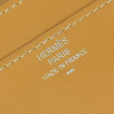 エルメス HERMES コンスタンスロング コンスタンス ロング 財布 長財布 ロングウォレット タデラクト パイユ Paille ベージュ系 シルバー金具 リザード