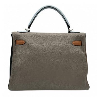 HERMES 헤르메스 Kelly 32 Kelly 32 arlequin 가방, 토트 가방, 숄더백, 토릴론 클레멘스, 울트라 바이올렛, 에탄, 블루 런, 금, etoop, 파란색, 파란색 보라색, 회색, 갈색, 보라색, 파란색, 갈색, 은색 피팅