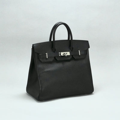 エルメス HERMES オータクロア28 オータクロア 28 バッグ トートバッグ エプソン ノワール ブラック 黒 シルバー金具 ヴォーエプソン