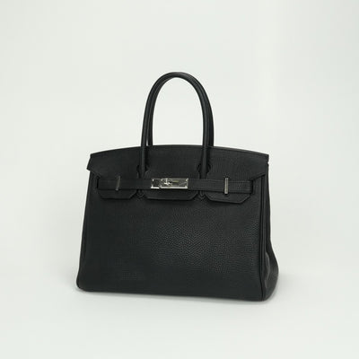 エルメス HERMES バーキン30 バーキン 30 バッグ トートバッグ トゴ ノワール noir ブラック black 黒 シルバー金具 バーキン30 トゴ トートバッグ