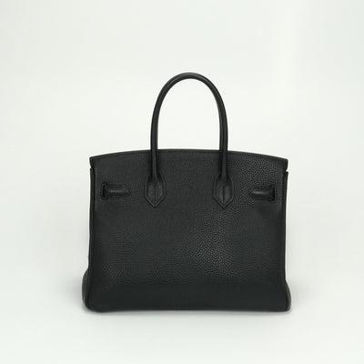 エルメス HERMES バーキン30 バーキン 30 バッグ トートバッグ トゴ ノワール noir ブラック black 黒 シルバー金具 バーキン30 トゴ トートバッグ