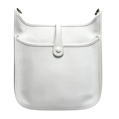 HERMES HERMES Evelyne 3PM Evelyne 3PM Evelyne 3PM Bag, Tote Bag, Shoulder Bag, Epson, White, White, Silver Fittings, Vaugh Epson