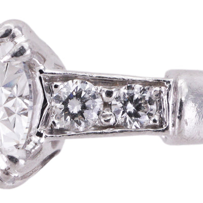 HARRY WINSTON HARRY WINSTON Round Cut Trist Ring Round Cut Trist Ring Tryst by Harry Winston Ring Pt950 Silver Diamond Ring Engagement Ring Platinum Side Stone