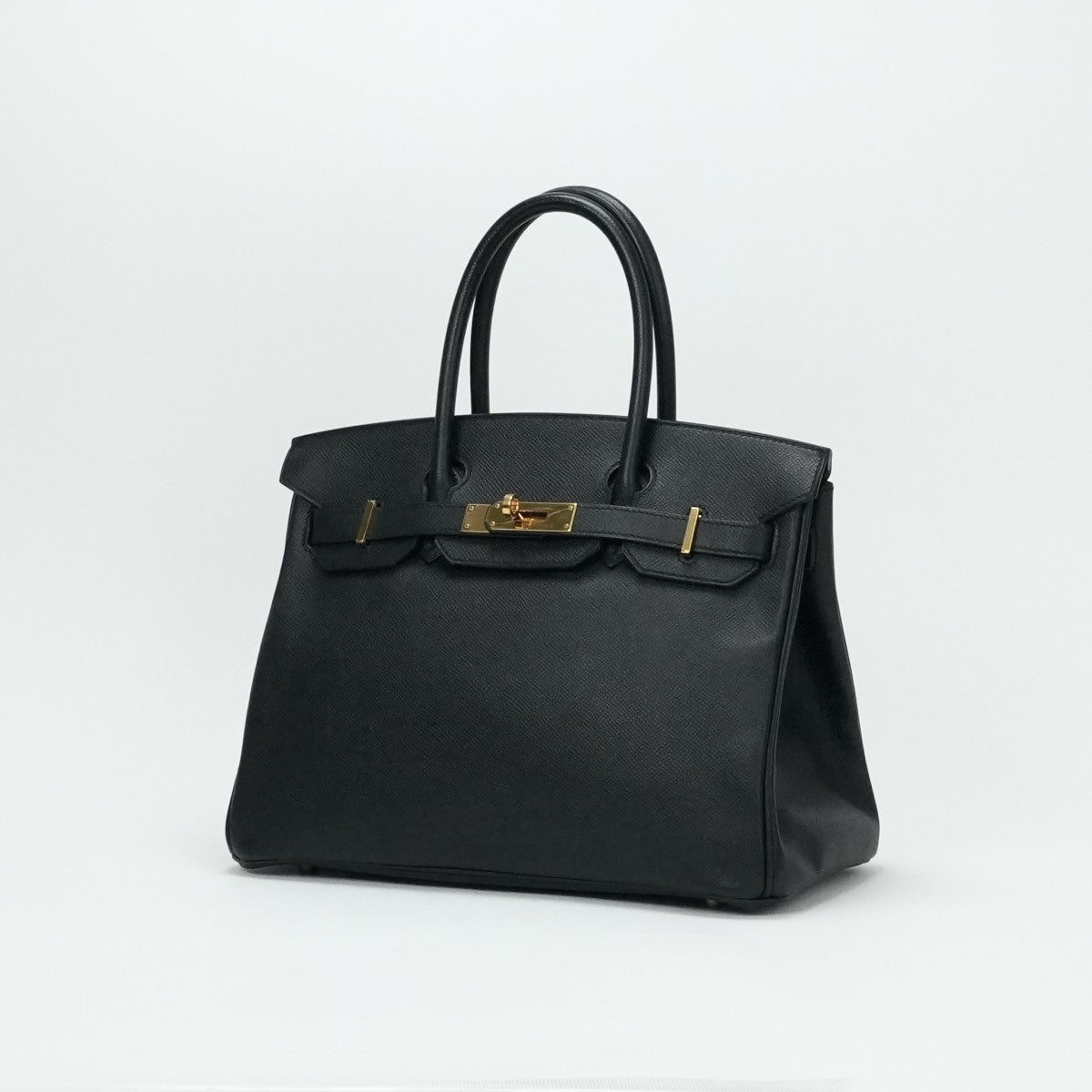 HERMES 爱马仕 Birkin 30 Birkin 30 袋子手提袋Epson黑色黑金硬件Vaugh Epson