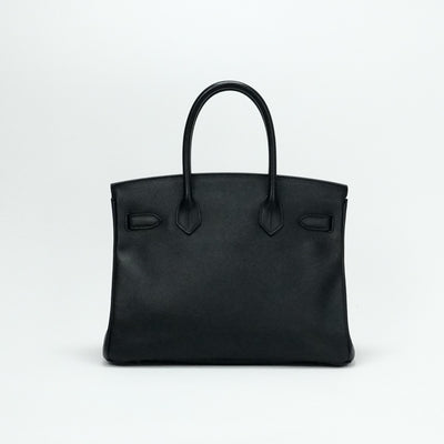 HERMES 爱马仕 Birkin 30 Birkin 30 袋子手提袋Epson黑色黑金硬件Vaugh Epson