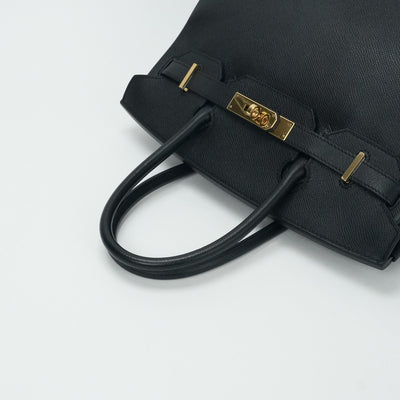 HERMES 爱马仕 Birkin 30 Birkin 30 袋子手提袋Epson黑色黑金硬件Vaugh Epson