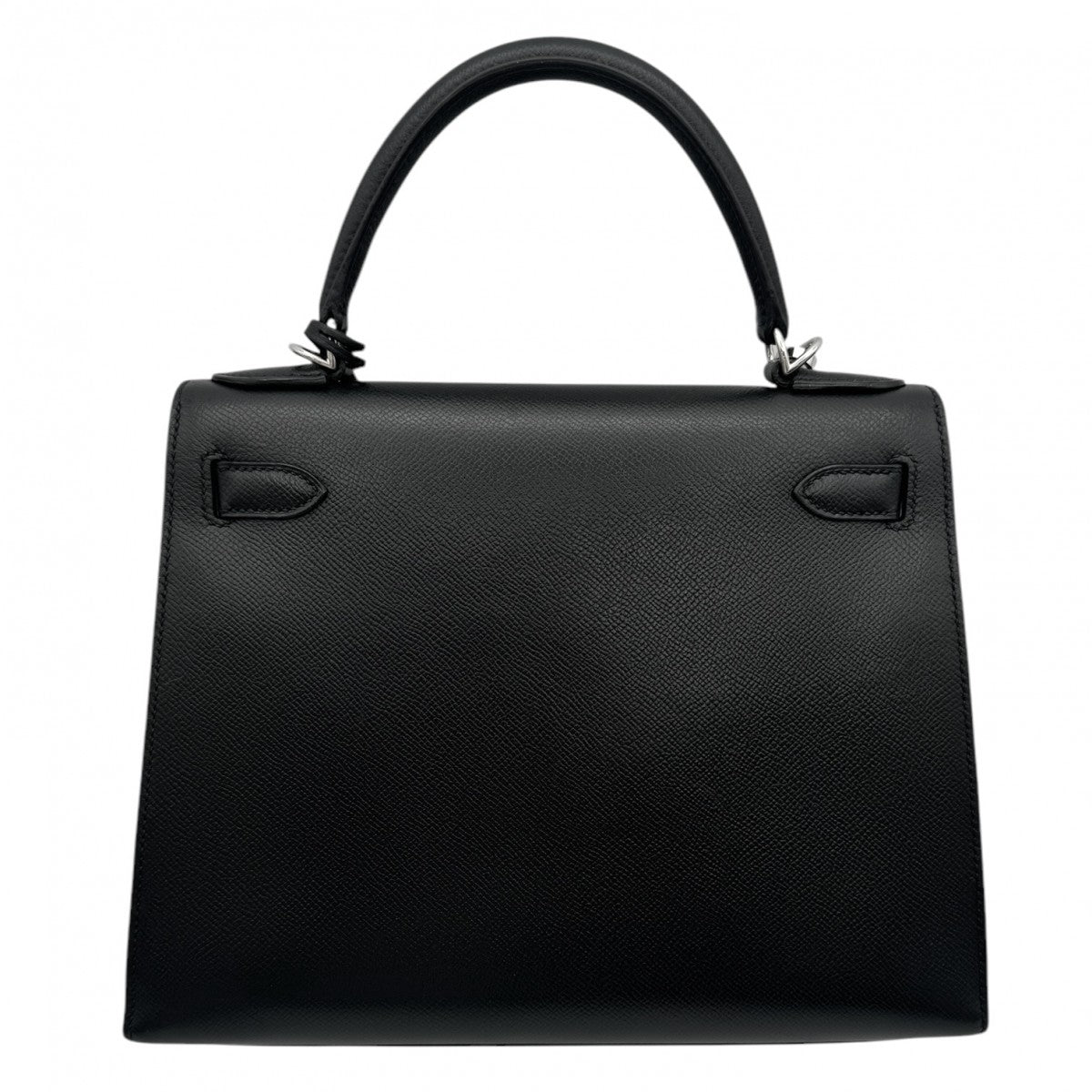 HERMES HERMES Kelly 28 Kelly 28 Bag, Tote Bag, Shoulder Bag, Epson Noir, Black, Black, Silver Fittings, Vaugh Epson